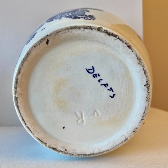 Delft van Rossem's Toeback Anno 1750 Vintage Tobacco Jar - Picture 6 of 6